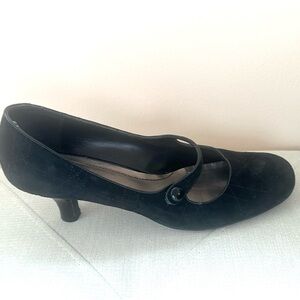 Franco Sarto Black Mary Jane Heels